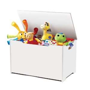  Tot Tutors Toy Box, White: Home & Kitchen