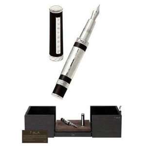  Omas I Think Fountain Pen Oakwood And Silver Broad Office 