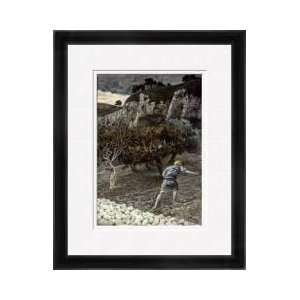  Enemy Sowing Tares Framed Giclee Print: Home & Kitchen