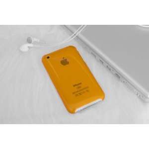   Clear Orange Hard Case Back Cover for iPhone 3G / 3GS: Everything Else
