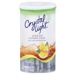 Crystal Light Natural Lemon Iced Tea 0.96 oz  Grocery 