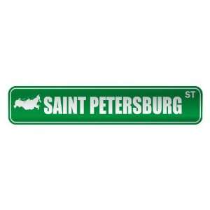   SAINT PETERSBURG ST  STREET SIGN CITY RUSSIA