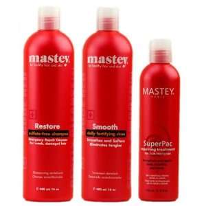   Shampoo 16oz + Smooth Rinse 16oz + SuperPac 8oz (Combo Set): Beauty