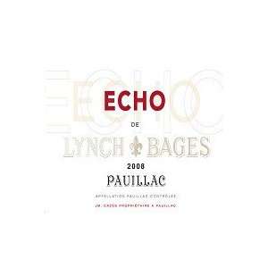  Echo De Lynch Bages Pauillac 2008 750ML: Grocery & Gourmet 