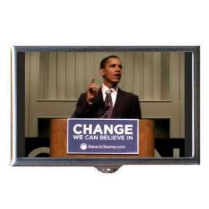  BARACK OBAMA CHANGE WE BELIEVE Coin, Mint or Pill Box 