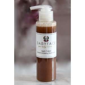 Babyface Apple Custard Exfoliating Face Wash AHAs & Nourishing Sea 