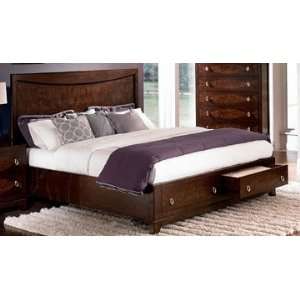  Queen Platform Bed With Storage Footboard of Lakeside 