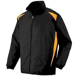   : Augusta Sportswear Premier Jacket BLACK/GOLD AXS: Sports & Outdoors