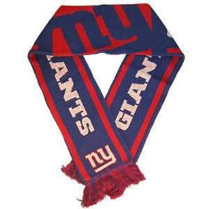  NEW YORK GIANTS NFL Football Team KNIT SCARF New Gift 