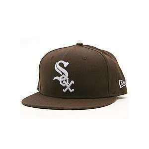  Chicago White Sox Basic Brown 59FIFTY Fitted Cap: Sports 