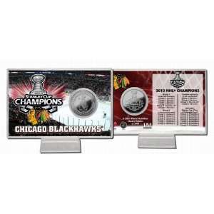  Chicago Blackhawks 2010 Stanley Cup Final Champions Silver 