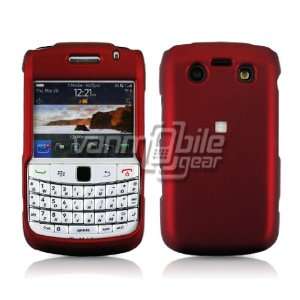  RED HARD RUBBERIZED CASE for BLACKBERRY BOLD 9780 