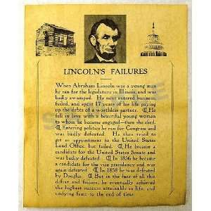 Lincolns Failures: Everything Else