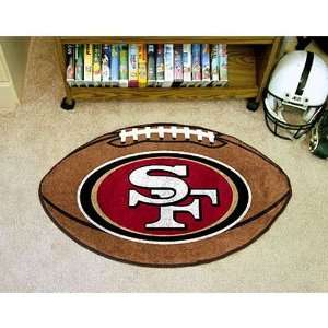  NFL San Francisco 49ers 22x35 Football Mat: Sports 