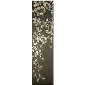   Faux Leather 3 Dimensional Wall Decor, Black and White: Home & Kitchen