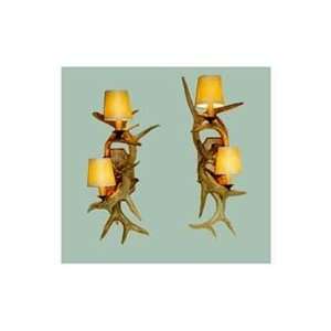   : NF830   Antler Double Light Sconce   Wall Sconces: Home Improvement