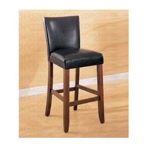  Yuba City Chair in Black/Cherry [Set of 2]: Furniture 