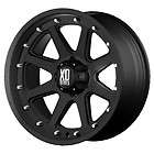 17 inch KMC XD addict black wheels rims 5x5 5x127 +18mm
