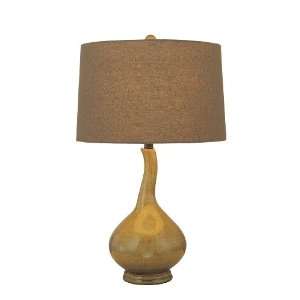 Ambience 10194 0 Dark Green Transitional Single Light Table Lamp with 