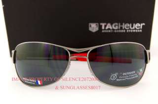   TAG Heuer Sunglasses SPEEDWAY 0204 191 GUNMETAL/GRAY for Men  