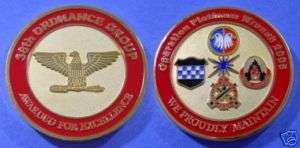 38th Ordnance Group Operation Platinum Wrench 2006 Coin  