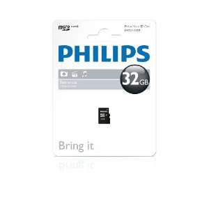 Philips 32GB MicroSDHC Card (Class 4) without Adapter, Model FM32MD35B 