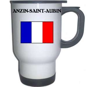  France   ANZIN SAINT AUBIN White Stainless Steel Mug 
