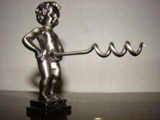 VTG BRUXELLES MANNEKENPIS Metal Figurine Statue Boy BEL  