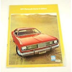   71 Plymouth DUSTER and VALIANT BROCHURE Scamp 340: Everything Else