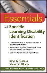 Essentials of Specific Learning Disability Identification, (0470587601 