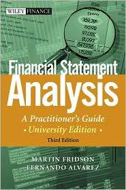 Financial Statement Analysis A Practitioners Guide, (0471409170 