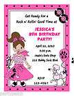 Sock Hop Poodle soda shop Birthday Party Invitation​s