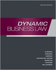 Dynamic Business Law, (0073377678), Nancy Kubasek, Textbooks   Barnes 