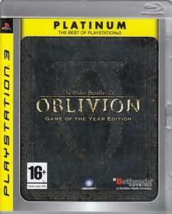 PS3 ELDER SCROLLS IV Oblivion Game of the Year Edition 093155126107 