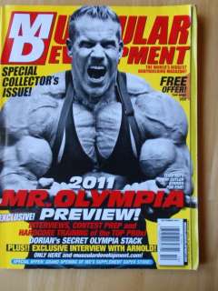   DEVELOPMENT bodybuilding muscle magazine/Mr Olympia JAY CUTLER 10 11