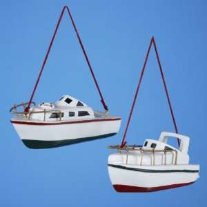  Club Pack of 12 Power Boat Nautical Christmas Ornaments 4 