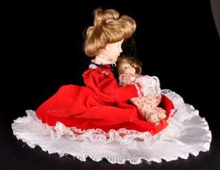 TELCO Animated Mother & Child Christmas Story Motion ette Holiday Doll 
