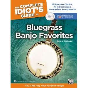  Alfred The Complete Idiots Guide to Bluegrass Banjo Favorites Book 