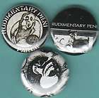 Rudimentary Peni Set of 3 Pins buttons B​adges