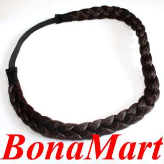 Neu Haar zopf haarband geflochten elastisch Headband Stirnband mit 