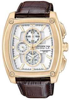 Citizen CA0093 01A Mens Watch Gold Tone Stainless Steel  