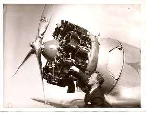 Amazing Pilot Lt Commander Frank Hawks 1932 Photo  
