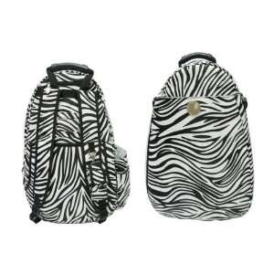   Jet Racing Stripes (Zebra) Two Strap Backpack 09