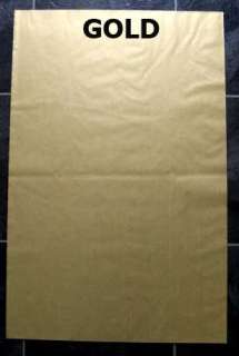 50 LARGE Sheets Acid Free METALLIC GOLD Tissue Paper  