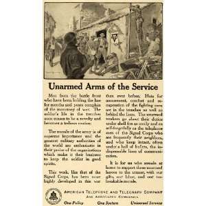   Telephone Telegraph Company YMCA   Original Print Ad