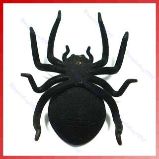 New Solar Power 8 Legs Black Crazy Spider Children Toy  