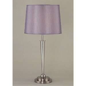  Fangio Lighting 4371 Brushed Steel Table Lamp: Home 