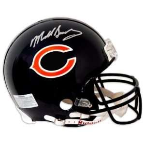 Mike Singletary Signed Chicago Bears Pro Helmet: Sports 