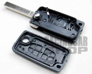 HIGH QUALITY Folding Remote Key case for PEUGEOT 407 408 207 307 107 