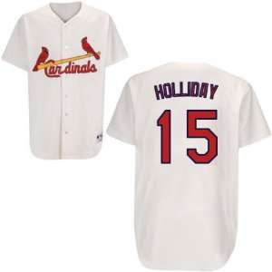  Men`s St. Louis Cardinals #15 Matt Holliday Home Replica 